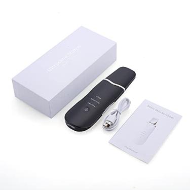 Imagem de Elitzia ETSC659 Dispositivo de beleza com esfoliante de pele facial removedor de cravos limpador de poros extrator de comedões para limpeza facial profunda (preto)