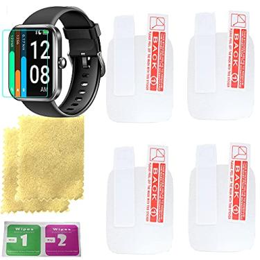 Imagem de Protetor de tela de relógio inteligente Octelec 1.69 com 4 peças em um pacote transparente