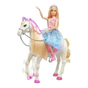 Barbie Boneca feita para se movimentar com 22 articulações flexíveis e rabo  de cavalo longo loiro vestindo roupas atléticas para crianças de 3 a 7 anos  de idade, Multicolorido : : Brinquedos