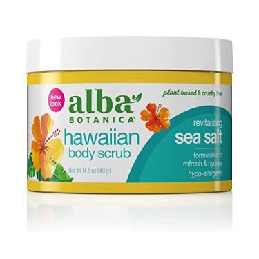 Imagem de Alba Botanica, Sal marinho de esfoliação corporal havaiana 14,5 onças, embalagem de 1