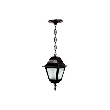 Imagem de Luminária Externa Interna Canadá Menor com Corrente Alumínio