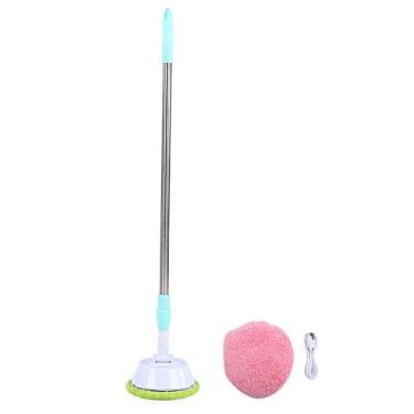 Imagem de Purificador el¨¦trico,rota??o sem fio, limpador el¨¦trico, janela, teto, limpeza de piso, escova de chuveiro, ferramenta de limpeza para uso dom¨¦stico no banheiro, Limpador de vidro el¡§|trico ch?o