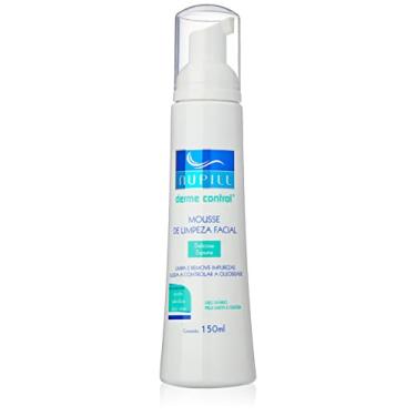 Imagem de Nupill Mousse De Limpeza Facial Derme Control 150Ml Branco