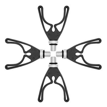 Imagem de 4 peças de bastão de borracha para encosto de carpa esboço seguro haste de cápsula de