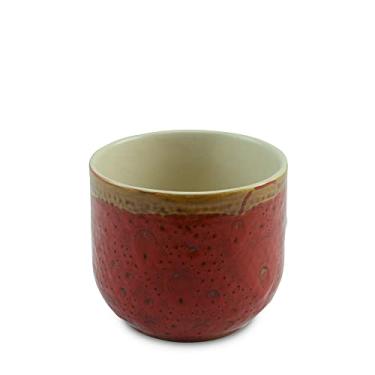 Imagem de Ceraflame Cachepot Colmeia 11cm Vermelho Reagente - Decor