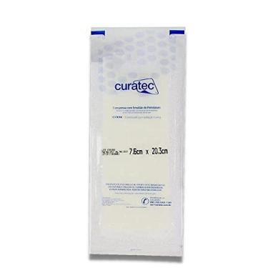 Imagem de Compressa com Emulsão de Petrolatum 7,6 x 20,3 cm Curatec 03 Unidade