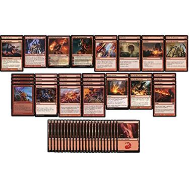 Imagem de MTG Decks & More Mono Red Land Destruction - Modern Legal - Custom Built - Magic The Gathering - - 60 cartas