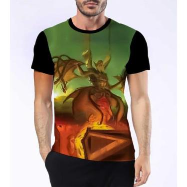 Imagem de Camiseta Camisa Tifão Mitologia Besta Zeus Olimpo Gaia Hd 4 - Dias No