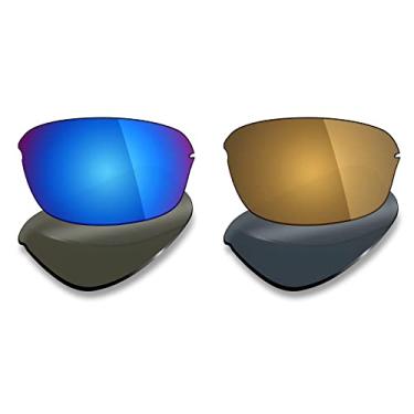 Imagem de Mryok 2 pares de lentes polarizadas de substituição para óculos de sol Oakley Half Wire 2.0 – Opções