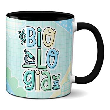 Imagem de Caneca Biólogo Profissional Biologia Profissão Presente (Preta)