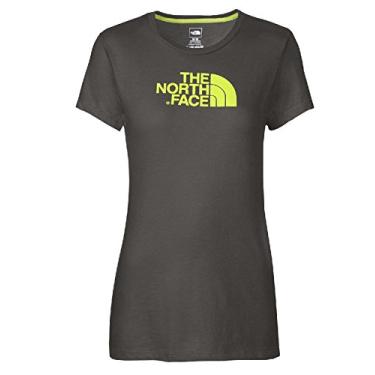 Imagem de THE NORTH FACE Camiseta feminina S/S Voltagem (Cinza Grafite/Amarelo Hamachi, PP)