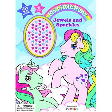 Imagem de My Little Pony 48-Page Coloring and Activity Book with 50 Jewel Stickers, 45774 Bendon