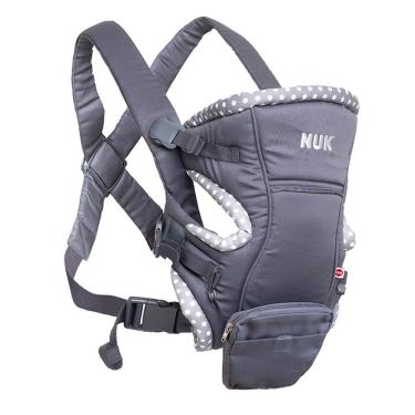 Imagem de Canguru Baby Carrier Nuk Natural Fit 3 Em 1 Cinza 3M+