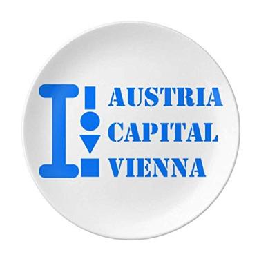 Imagem de Prato decorativo de porcelana Salver Prato de Viena da Austria Capital