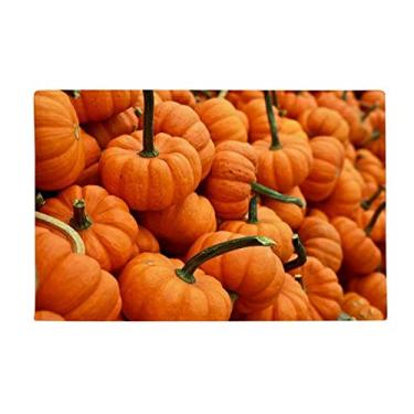 Imagem de DIYthinker Fotografia Fresh Pumpkin Picture Tapete de chão natural antiderrapante Tapete para porta de banheiro