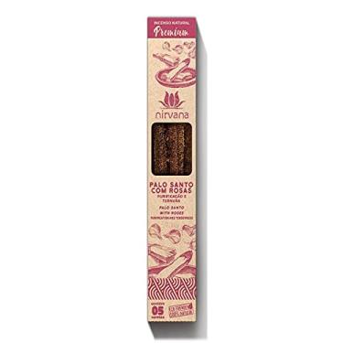 Imagem de Incenso Natural Palo Santo com Rosas Linha Premium (5 Varetas)