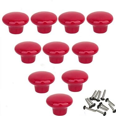 Imagem de Mallofusa - Tiradores redondos de cerámica Mallofusa de 32 mm para cajones, aparadores, cocinas y armarios.