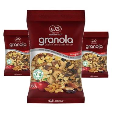 Imagem de 3x Granola sem Gluten WS NATURAIS 350g