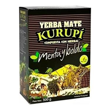 Imagem de Erva Para Tereré Sabor Menta Y Boldo 500 Gramas - Kurupí