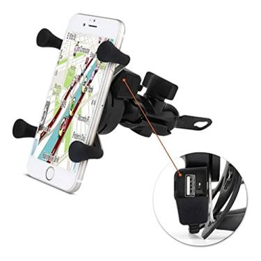 Imagem de Suporte Para Moto Com Cabo USB Para Carregamento