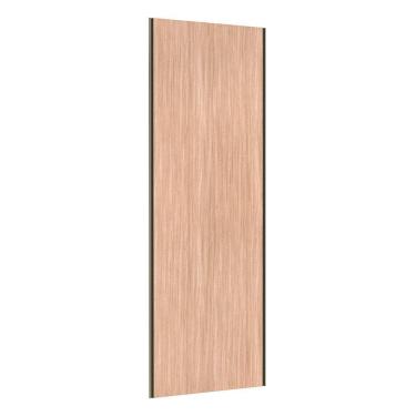 Imagem de Porta de Correr Closet 80cm com Puxador Perfil Inox sem Kit Ferragem Prime Luciane Móveis