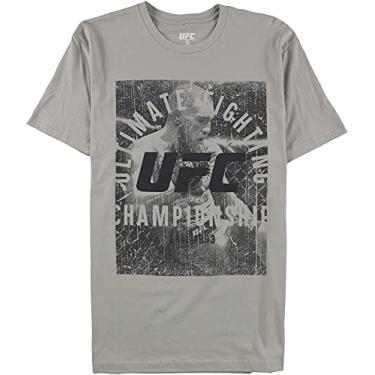 Imagem de Camiseta UFC Mens McGregor Photo Graphic, Cinza, Grande