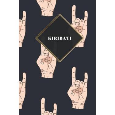 Imagem de Kiribati: Ruled Travel Diary Notebook or Journey Journal - Lined Trip Pocketbook for Men and Women with Lines