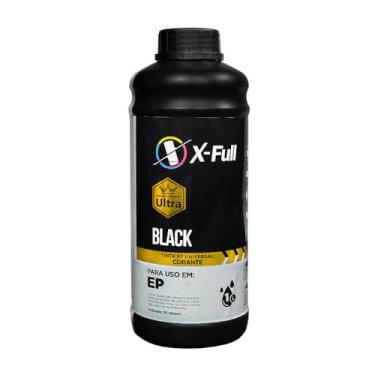 Imagem de Tinta Preta Corante Compatível para Impressora L3150 M1120 M1180 L455 L3110 L365 L3250 Marca X-Full com 1 Litro