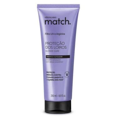 Imagem de Shampoo Match Proteção Dos Loiros O Boticário 250ml