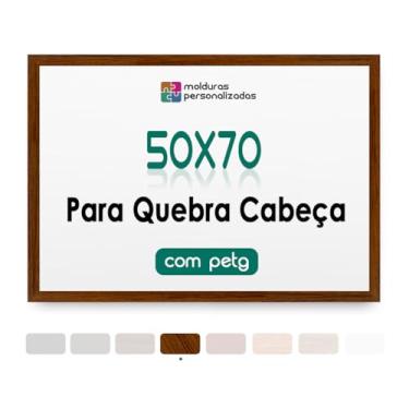 Imagem de Moldura Quebra Cabeça Grow Puzzle 1000 Peças 50 X 70 Cm petg (Oncinha 2 cm)