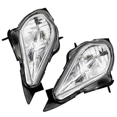 Imagem de Caltric Conjunto de luzes de cabeça esquerda e direita compatível com Yamaha Raptor 250 YFM250 2008-2013 | Raptor 350 YFM350 2004-2013 | Wolverine 350 YFM350 2006-2009 | Wolverine 450 YFM450 2009 006-2010
