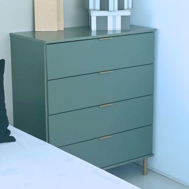 Imagem de Cômoda 4 Gavetas Mdp/mdf Dm-242 Verde Oliva