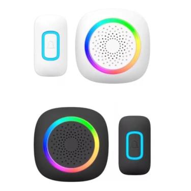 Imagem de Kit de Campainha Sem Fio, Vários Toques, Residencia Consultorio Alcance até 300 Metros Wireless