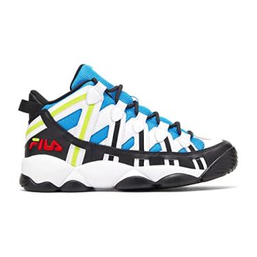 Imagem de Fila Stackhouse Spaghetti Men's Basketball 10 D(M) US White-Black-Electric Blue