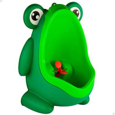 Imagem de Mictório Infantil Portátil Penico Treinamento para Meninos Modelo Sapinho Lorben