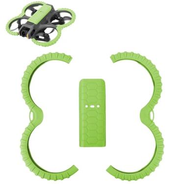 Imagem de Anel protetor de hélice com placa protetora traseira para drone DJI Avata 2 acessórios anticolisão (verde)