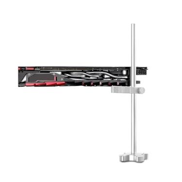 Imagem de Suporte de Suporte para GPU, Suporte para Placa Gráfica Em Alumínio Suporte Forte Vertical Almofadas Resistentes a Arranhões Instalação Estável Suporte Anti-queda para Placa