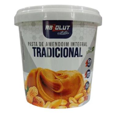 Imagem de Pasta de Amendoim Integral 1kg - Absolut Nutrition,  Tradicional