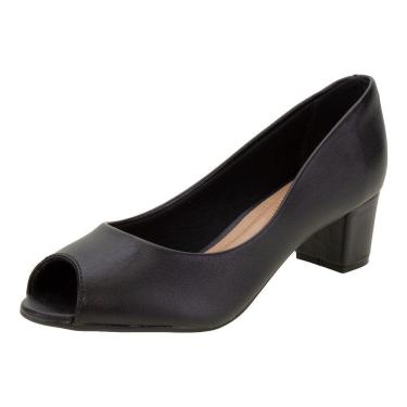 Imagem de Peep Toe Feminino Salto Baixo Beira Rio - 4777300