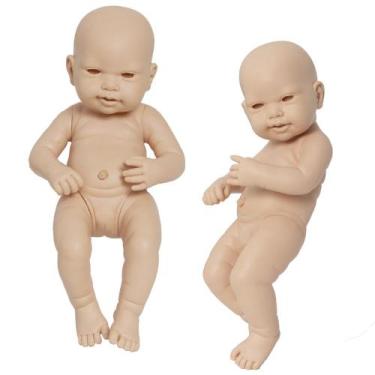 Imagem de Kit Boneca Reborn Molde Lara + Corpinho de Silicone Menina - Cegonha R