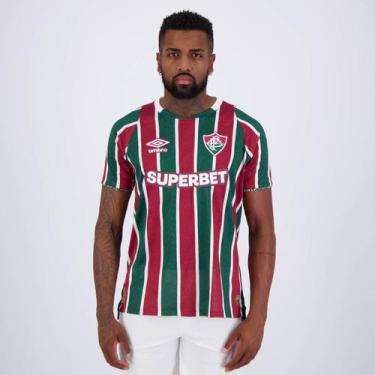 Imagem de Camisa Umbro Fluminense I 2024 Jogador com Patrocínio, P