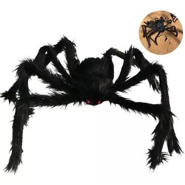 Imagem de Aranha Peluda Grande Decoração Halloween Enfeite De Festa - Bela Impor
