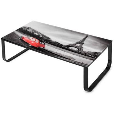 Imagem de Mesa de Centro Skara Tampo de Vidro Paris - 26485 - Sun House