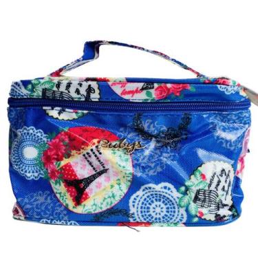 Imagem de Necessaire Bolsa para Cosméticos com Alça Transversal Ruby's, Azul