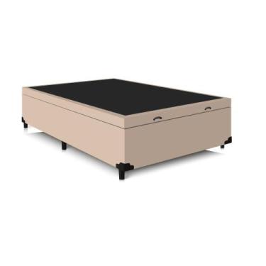 Imagem de Cama Sommier Base Box Baú Casal 138x188x42 Premium - ProMax, Bege