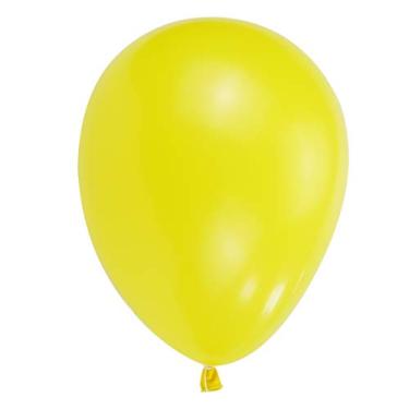 Imagem de 100 peças de balões de látex amarelos de 30,5 cm, grandes, grossos, grandes, redondos, biodegradáveis, gás hélio ou ar, inflados para crianças, aniversário, formatura, festa de casamento, Halloween,