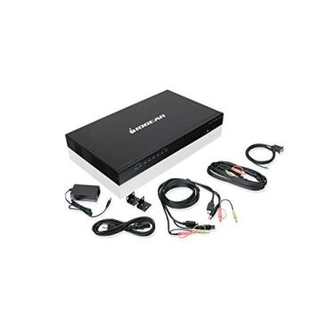 Imagem de IOGEAR Interruptor KVM HDMI USB de 8 portas – OSD – Cascade – com conjunto de cabos USB KVM (TAA) GCS1808H