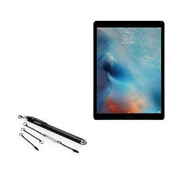 Imagem de BoxWave Caneta Stylus compatível com iPad Pro de 12,9 polegadas (1ª geração de 2015) (caneta Stylus Stylus EverTouch, caneta Stylus capacitiva com ponta de fibra - Preto