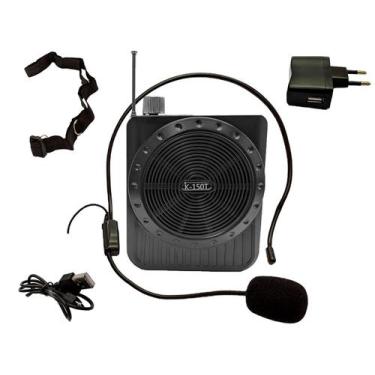 Imagem de Megafone Amplificador Voz Microfone K150T Professor Radio - Inova