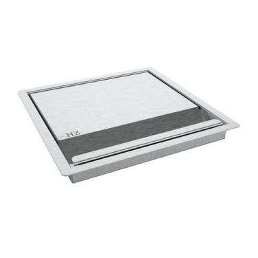 Imagem de Tampa Lixeira Inox 3,9 L Para Bancada - Calha Escorredora - HZ